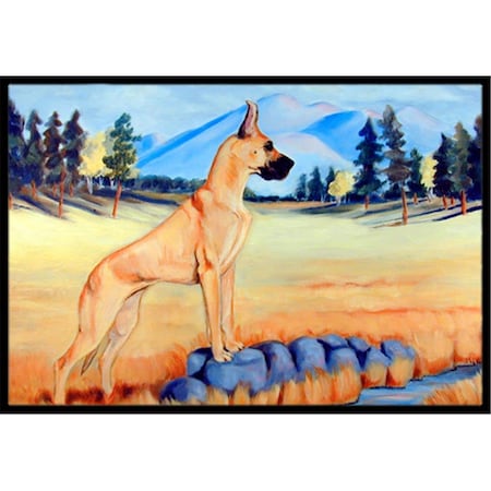 Carolines Treasures 24 x 36 in. Great Dane Indoor Or Outdoor Doormat 7504JMAT